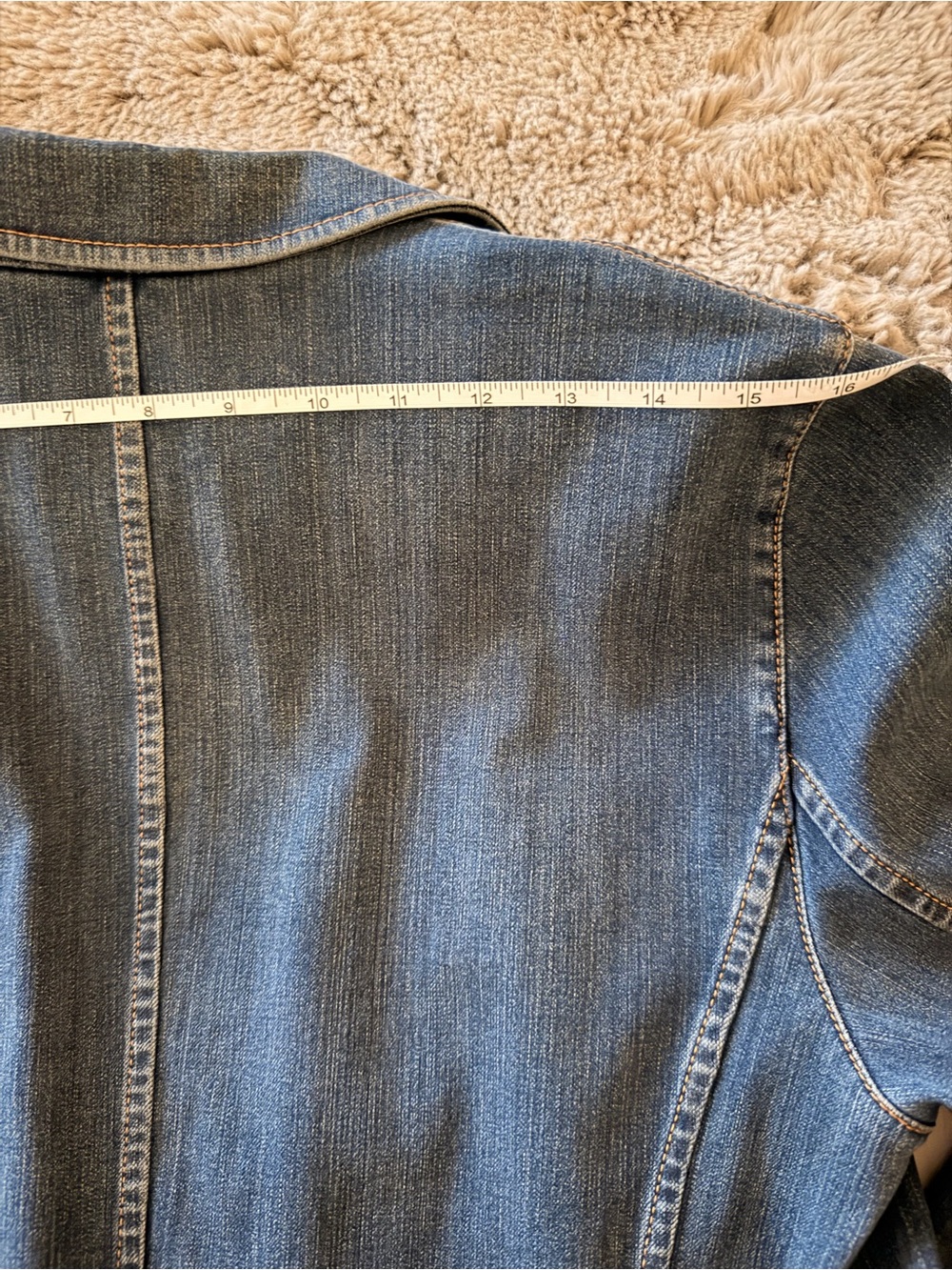 Lafayette 148 New York Denim Blazer - Picture 5 of 7